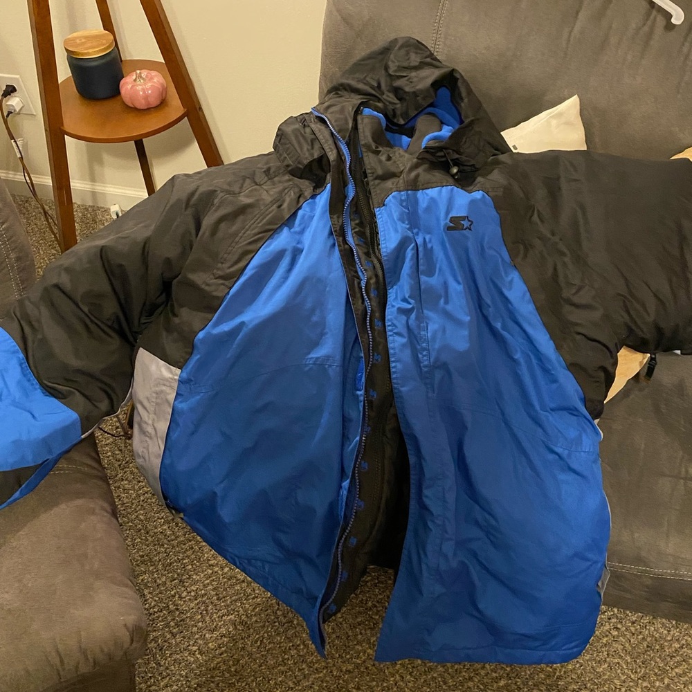 XL throwback Starter 3 in 1 coat - fantastic condition